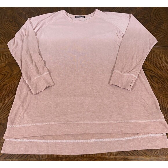 Marisa Kenson Shirt Women’s 2XL Mauve Pink Ombré Long Sleeve - Picture 1 of 6